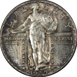 90 percent silver 1929 standing liberty quarter
