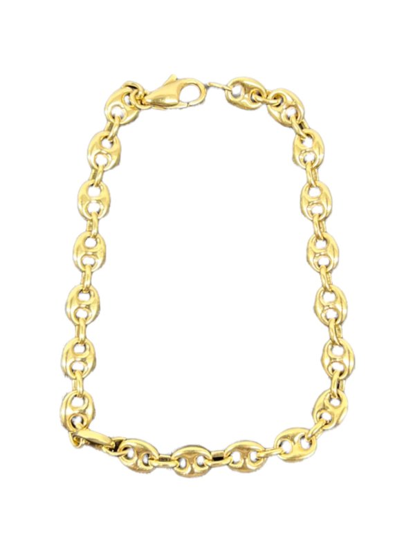 Yellow Gold Mariner Link Bracelet