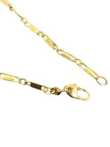 Yellow Gold Link Chain Lock