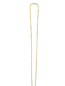 Cable Link Chain In 22K Yellow Gold